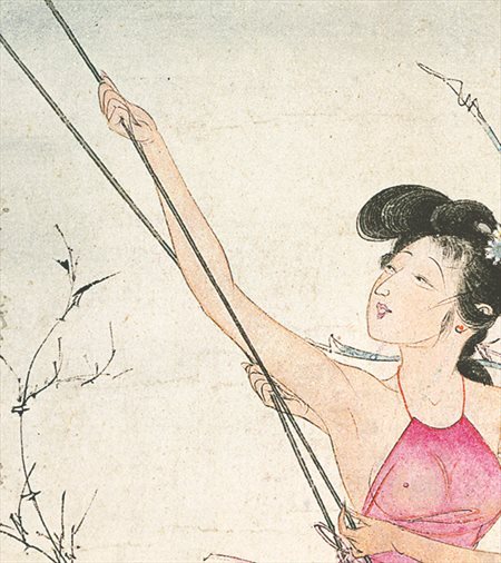 番禺-胡也佛的仕女画和最知名的金瓶梅秘戏图